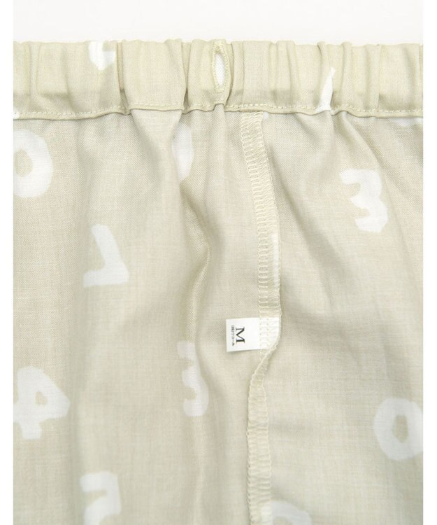 ワコール／睡眠科学 【メンズパジャマ】　長袖　長ズボン　SOU・SOU（R）　綿100%　サテン生地　睡眠科学／ワコール　 YGX637 ベージュ