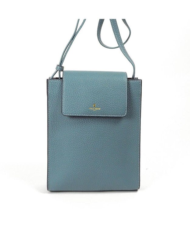 PELLE BORSA 縦ポシェット Reinette レネット 4740 ブルーグレー