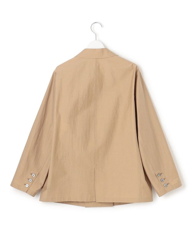 23区 L 【洗える】MANTECO ブライトワッシャー ジャケット キャメル系