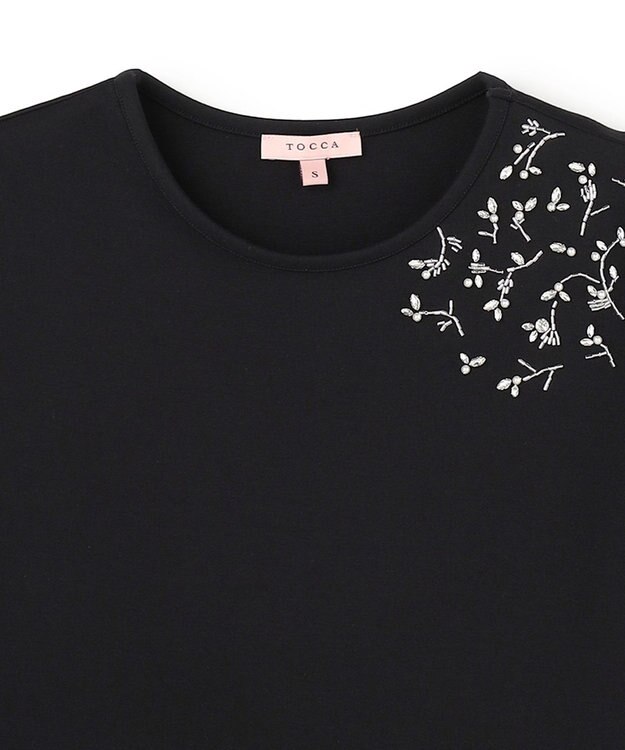 TOCCA TWINKLE BIJOU Tシャツ ブラック系