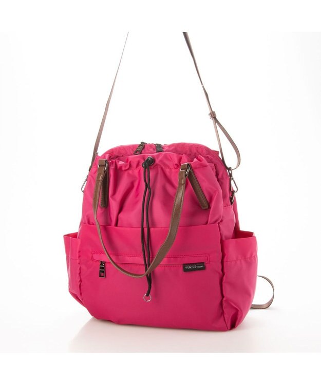 Y'SACCS 【Y’SACCS vous et】ポーチ付き4WAYリュック ピンク