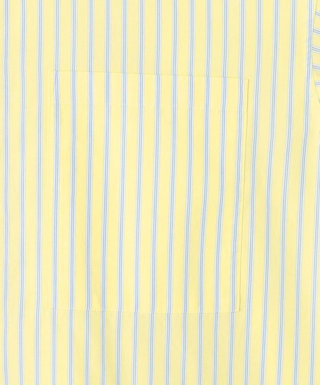23区 【先行予約】CANCLINI シャーティング ルーズフィットシャツ イエロー×サックスストライプ