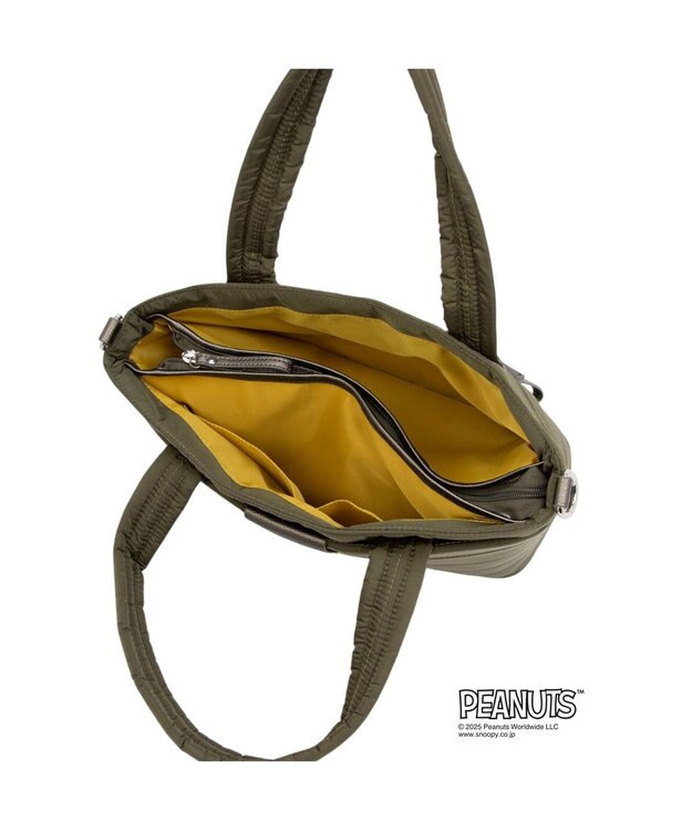 CLATHAS CLATHAS×PEANUTS 2WAYトートバッグ カーキ