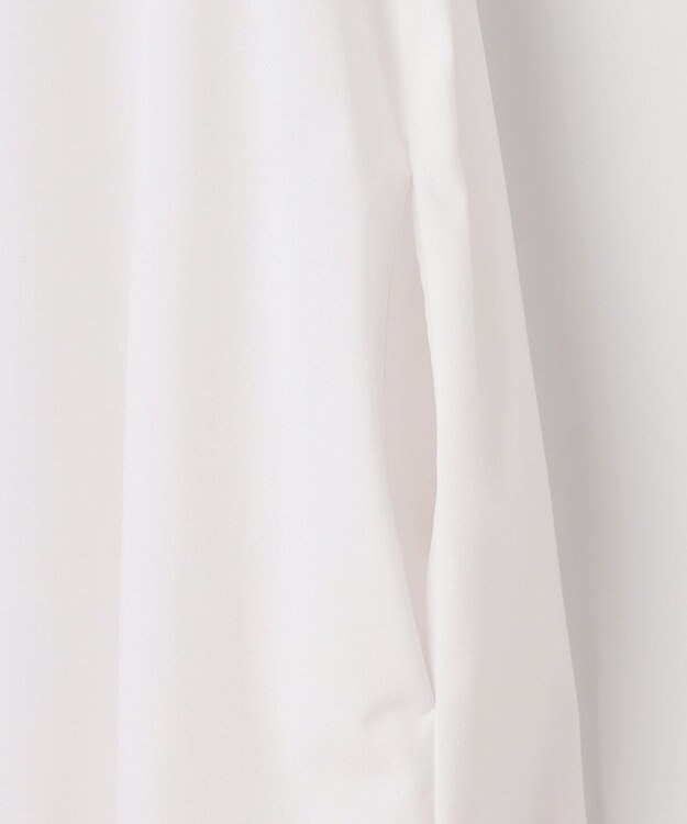 #Newans フレアヘムシャツワンピース ホワイト