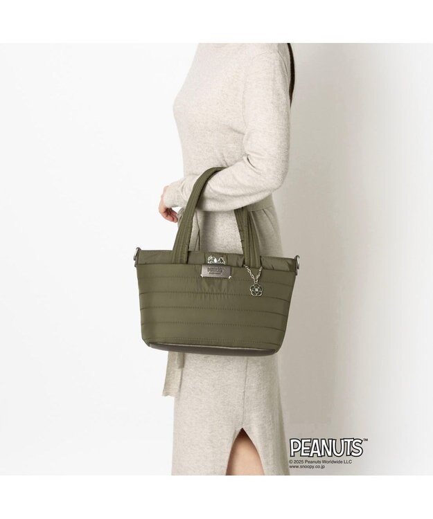 CLATHAS CLATHAS×PEANUTS 2WAYトートバッグ カーキ