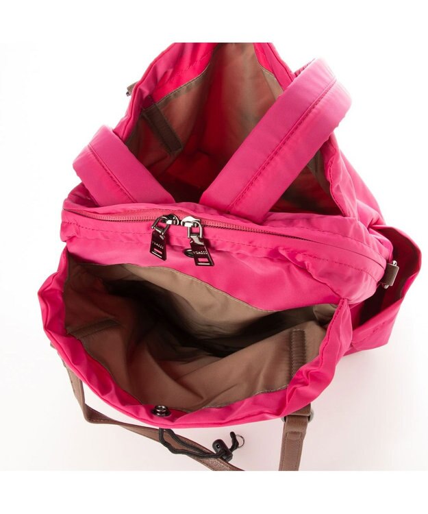 Y'SACCS 【Y’SACCS vous et】ポーチ付き4WAYリュック ピンク