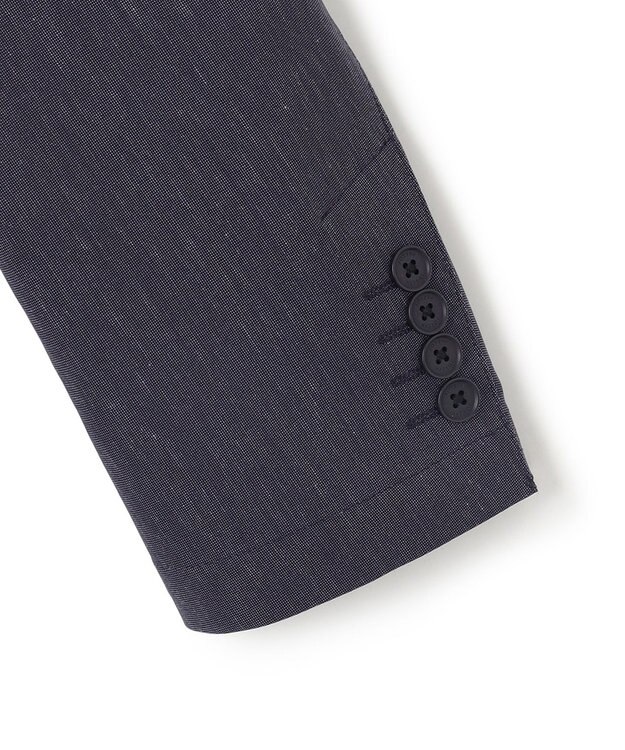 JOSEPH HOMME 新素材【洗える/ストレッチ】ピンヘッドリネンストレッチ　ジャケット ネイビー系