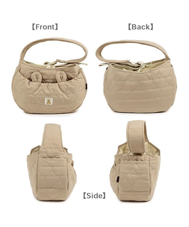 PET PARADISE ペットパラダイス くまちゃん ソフトスリング S  超小型犬 1.5～4kg ベージュ