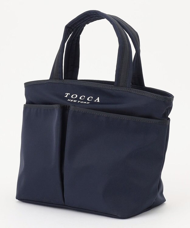 TOCCA 【WEB＆一部店舗限定】【撥水・サスティナブル素材】T-INCONTRO TOTE S トートバッグ S ネイビー系
