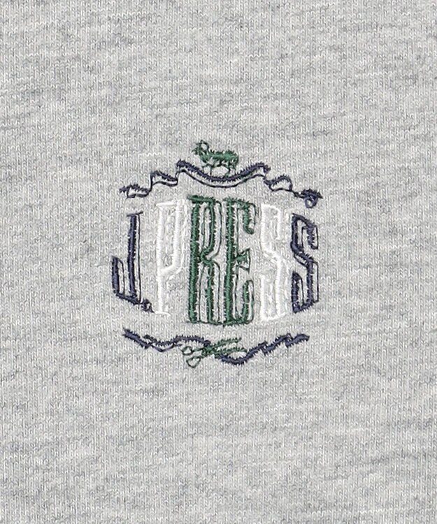 J.PRESS KIDS 【140-170cm】トリコリブコンビボーダー ミニ裏毛 トレーナー グレー系