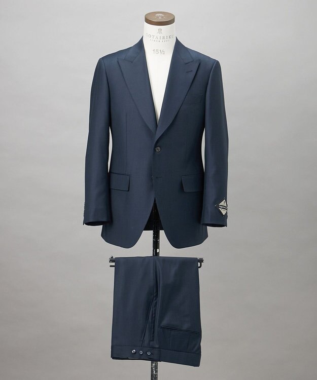 GOTAIRIKU シワになりにくい/通年素材【御幸毛織/みゆきけおり】Superio160 スーツ_ダークグリーン ダークグリーン系8