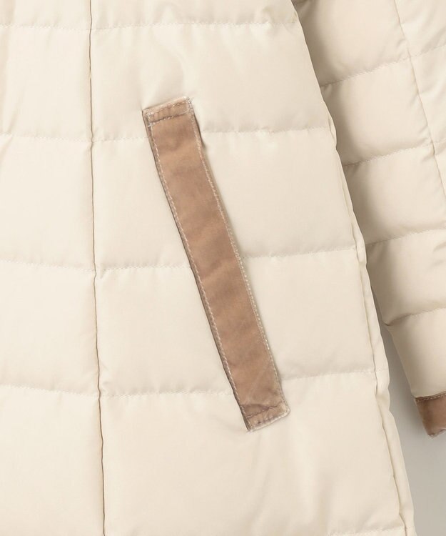 TOCCA HOLIDAY ロングダウンコート アイボリー系