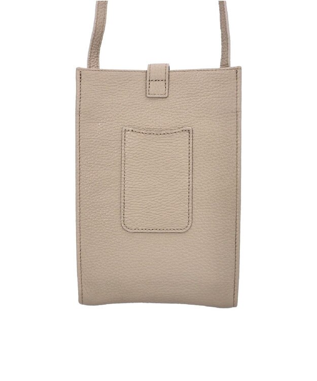 Atelier nuu 日本製 本革 lim ミニショルダー グレージュ