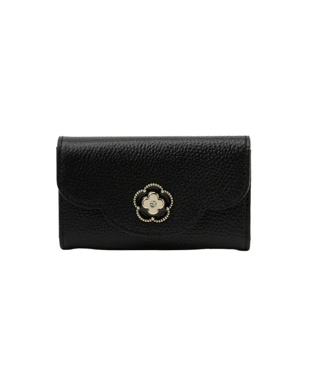 CLATHAS ペルル 三つ折りキーケース ブラック