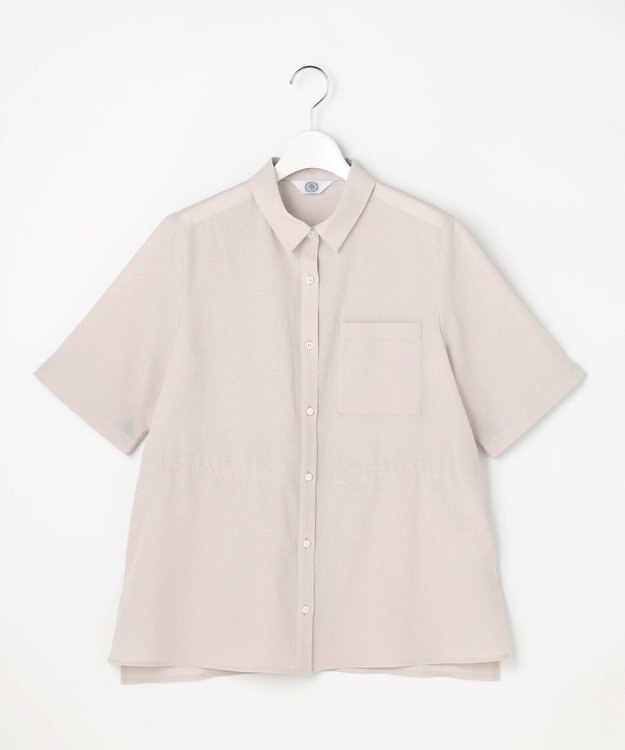 J.PRESS LADIES S 【WEB限定】アキハ BREEZE COOL シャツ ブラウス グレージュ系