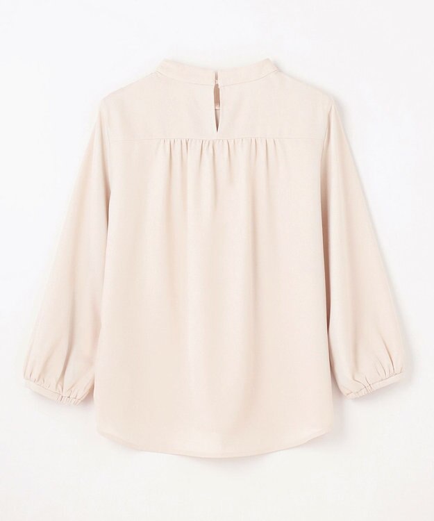 ANY 【洗濯機可】ボータイブラウス エクリュ