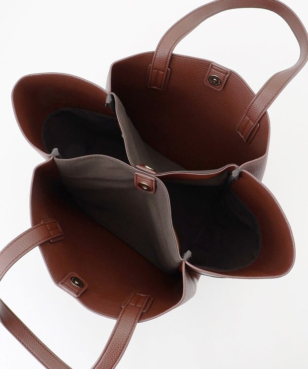 LA BAGAGERIE 【MONICA】収納いっぱいA4トート チョコ