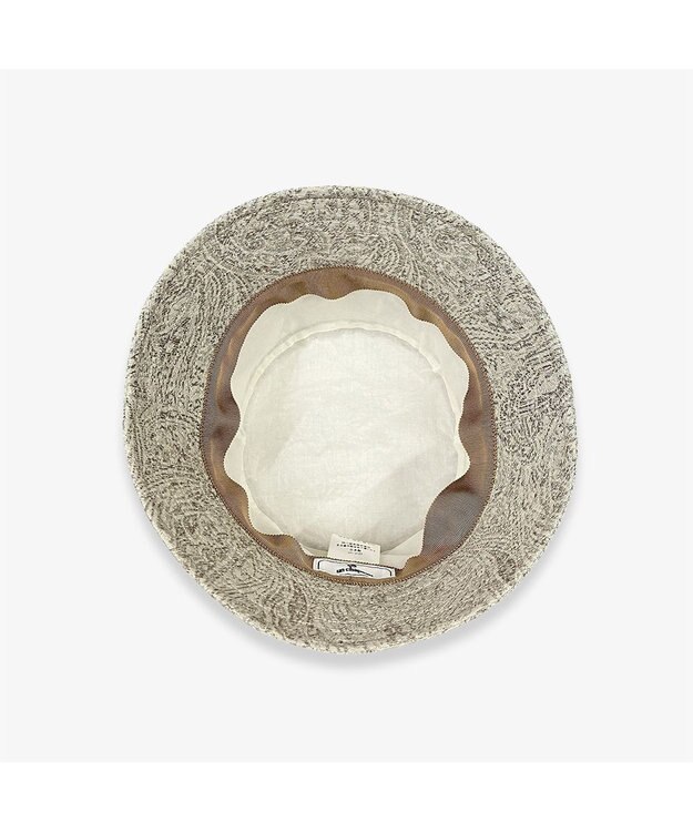 林八百吉商店 un chapeau  ジャガードハット ベージュ