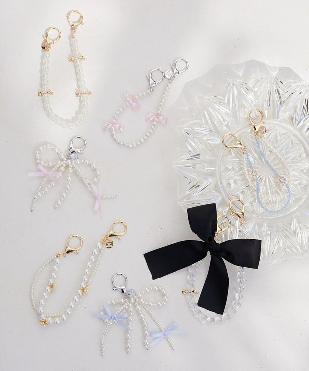 Maison de FLEUR パールフラワーチャーム Gold