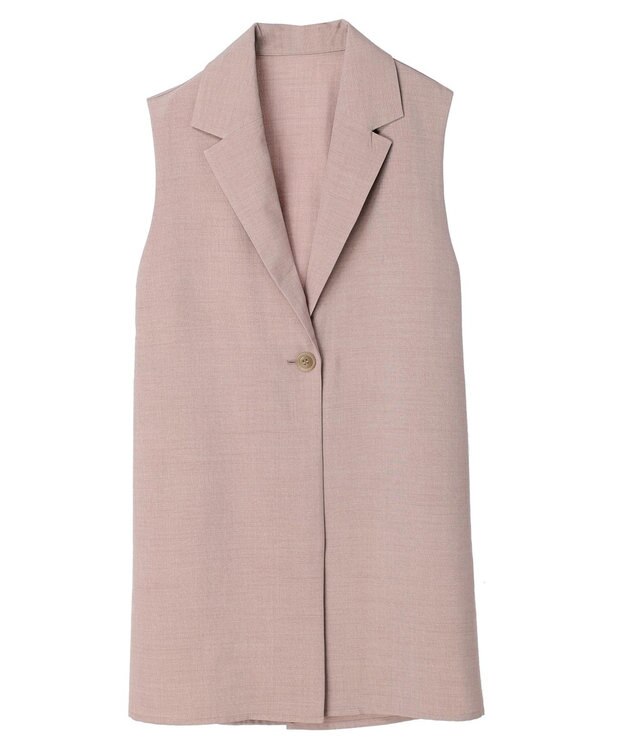 earth music&ecology バックデザインジレ Mocha