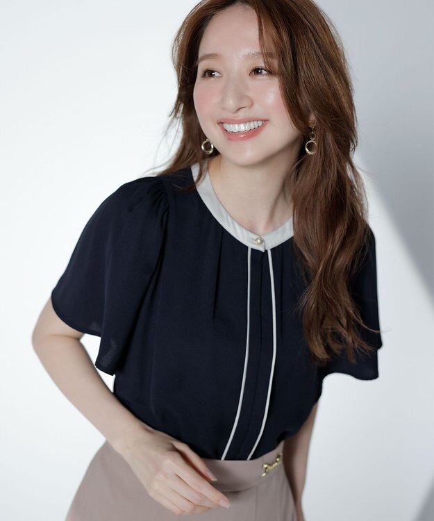 ANY SIS 【接触冷感機能付き】チェーンビットポイント スカート モカ