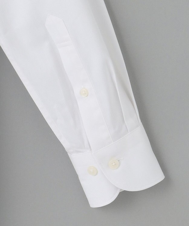 GOTAIRIKU 【形態安定】PREMIUMPLEATS_セミワイド 通年ドレスシャツ ホワイト系8