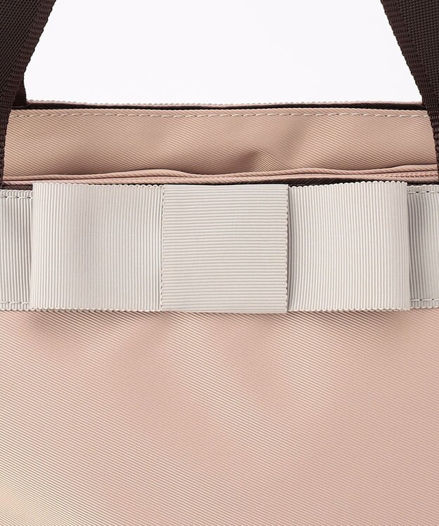 UNBILLION cachecache WEB限定ナイロンリボントートバッグS ライトピンク