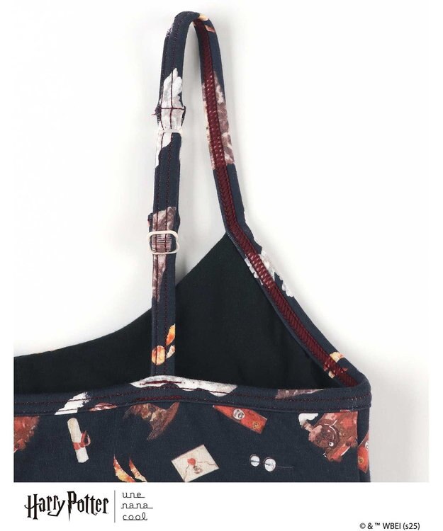 une nana cool 【ハリー・ポッターコラボ】 Harry Potter * une nana cool カップ付きキャミソール ネイビー