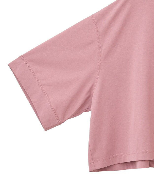 earth music&ecology 【接触冷感】バックギャザーＴｅｅ Pink