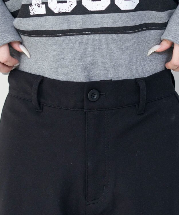 WEGO ポンチマイクロショートパンツ ブラック