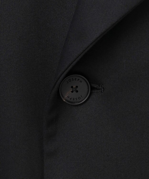 JOSEPH HOMME スムースサテンストレッチ　トレンチコート ブラック系