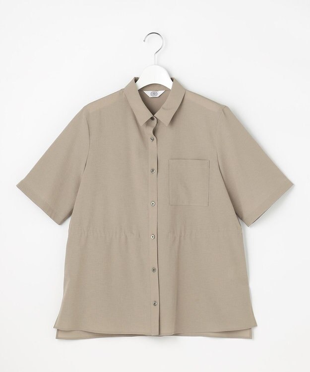 J.PRESS LADIES S 【WEB限定】アキハ BREEZE COOL シャツ ブラウス モカ系