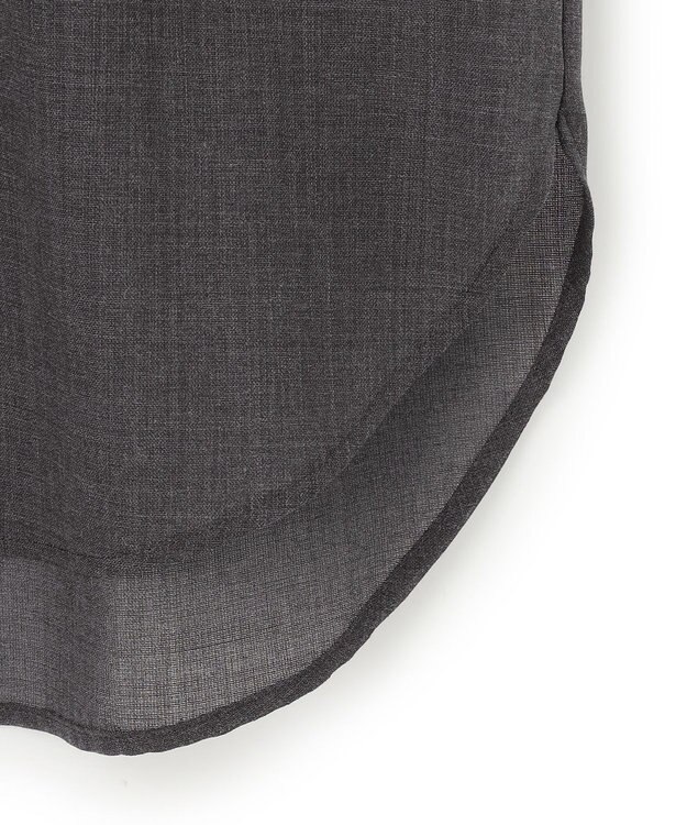 23区 L 【VERY11月号掲載/洗える】TWボイル フリルディテール ブラウス グレー系