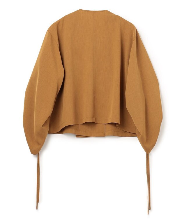 BEIGE， ZINNIA / ノーカラーブルゾン Ocre
