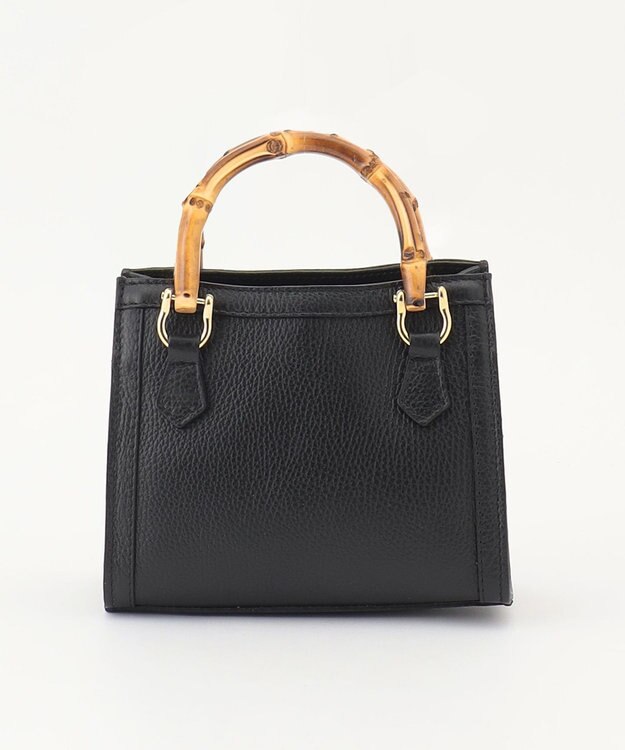 GRACE CONTINENTAL MaisonVincent バンブーハンドルバッグ ブラック
