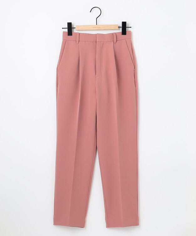 SHARE PARK LADIES 【洗える】ダブルクロスストレッチパンツ ピンク