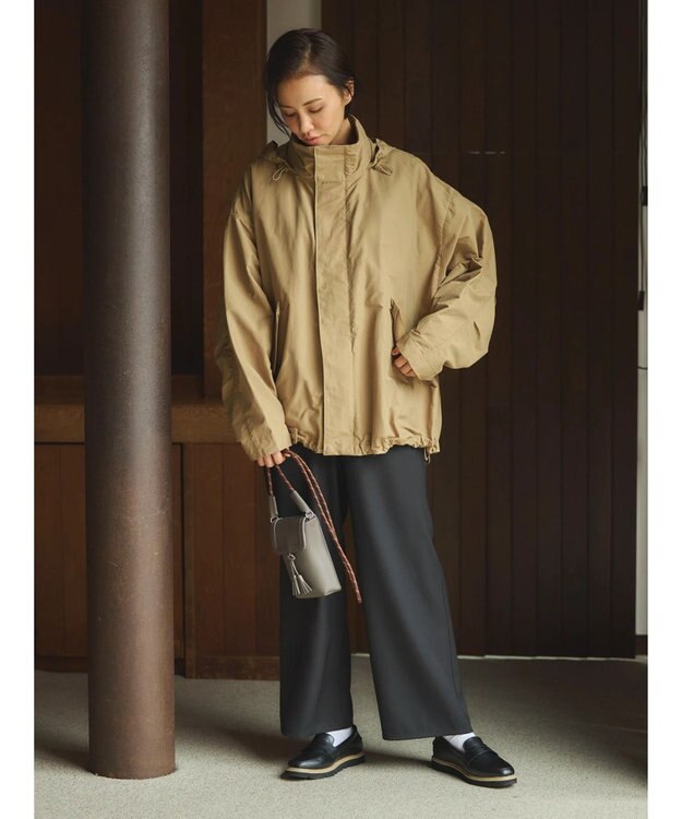 Green Parks 撥水加工　２Ｗａｙナイロンブルゾン Beige