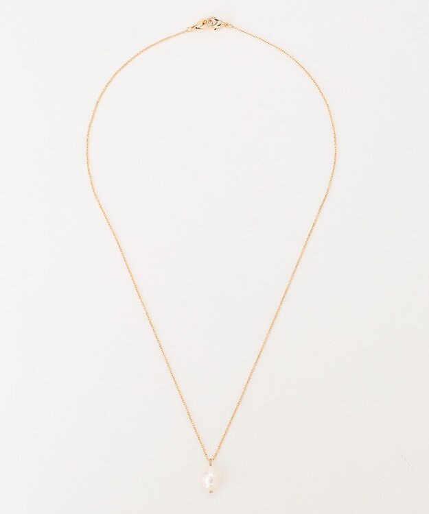 自由区 2連パール ネックレス ホワイト系