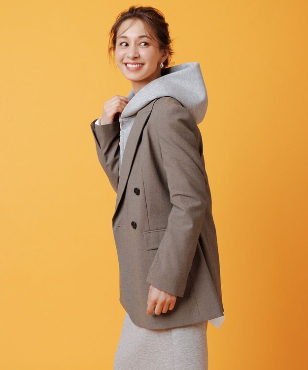 UNFILO L ダブルブレスト ジャケット ハウンドトゥース