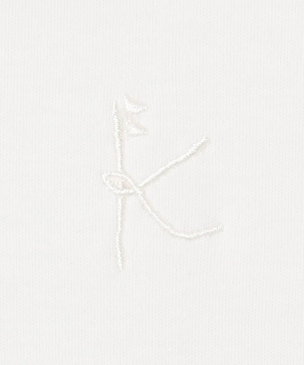 組曲 KIDS 【150-160㎝】フラワーパネルボーダー ワンピース ネイビー系