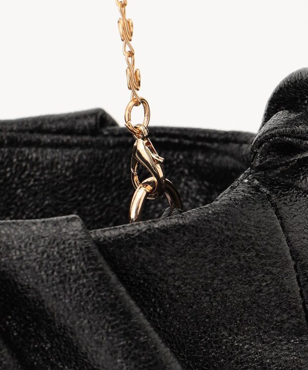 ANY SIS ソフトギャザーパーティ バッグ ブラック