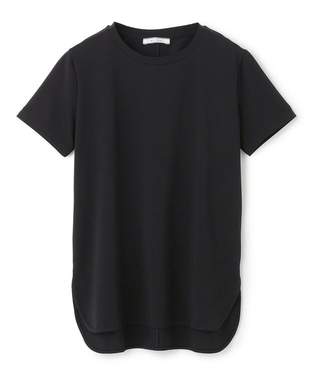 BEIGE， 【洗える】BROIS / コットンクルーネックTシャツ Black