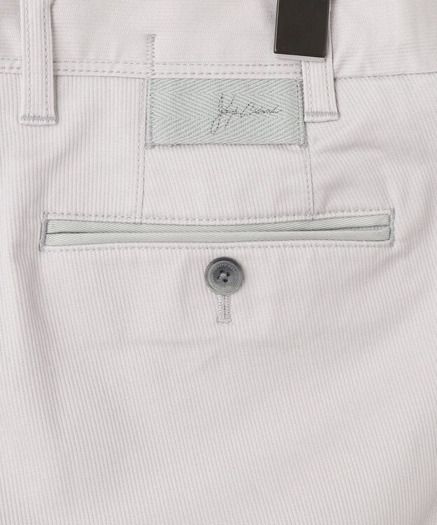 JOSEPH ABBOUD 【キングサイズ・25SS・ウエストも伸びる！オーガニックコットン使用】ハイパワーオーガニックピケ パンツ ライトグレー系7