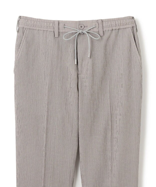 JOSEPH HOMME ＜新色追加＞新素材【通気性/ストレッチ】トリコサッカーストレッチ ドロスト付テーパードパンツ /  PEGG CONVERTIBLE ライトグレー系