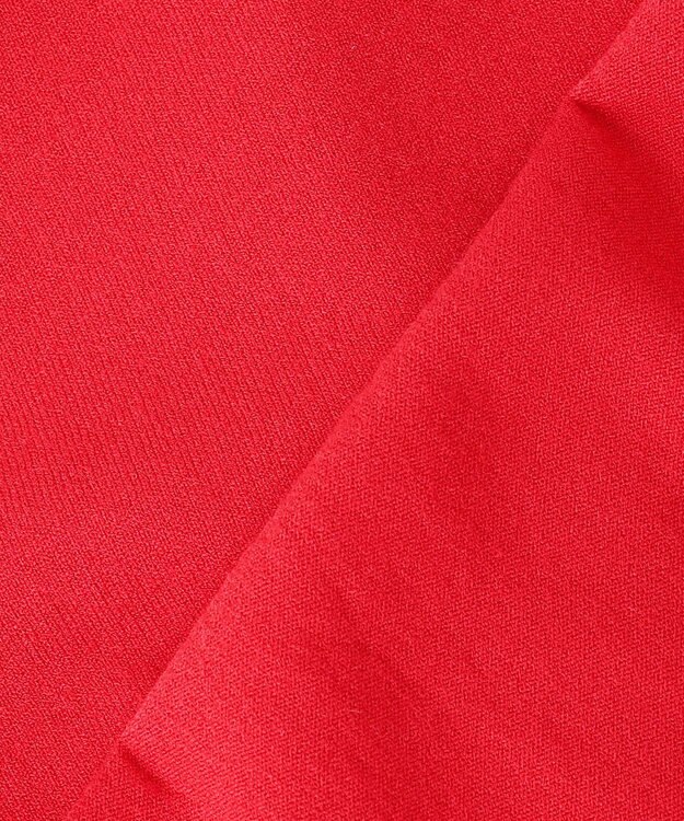 #Newans 【洗える】ケープカラープルオーバー レッド