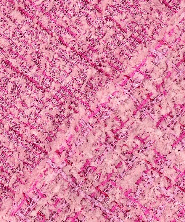 TOCCA 【洗える】THOUSAND WAVE ニットジャケット ピンク系