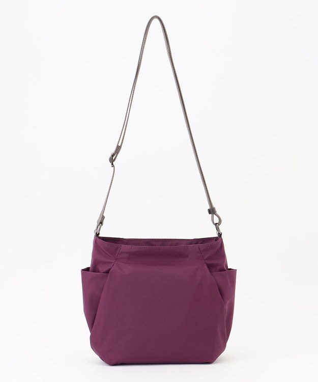 Y'SACCS 【ナイロンタフタ】トラベルショルダー mini パープル