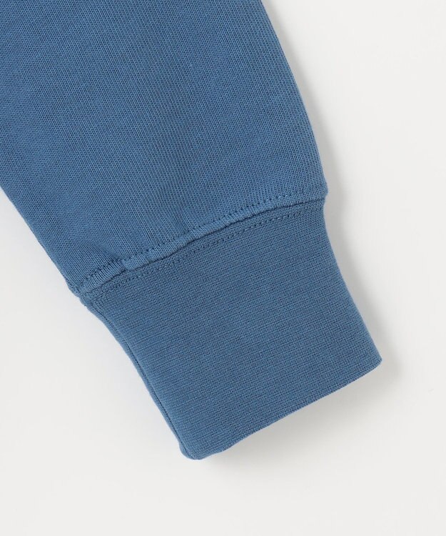 J.PRESS KIDS 【110-130cm】襟ストライプ ブロッキングポロシャツ ブルー系2