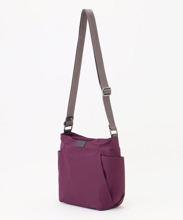 Y'SACCS 【ナイロンタフタ】トラベルショルダー mini パープル
