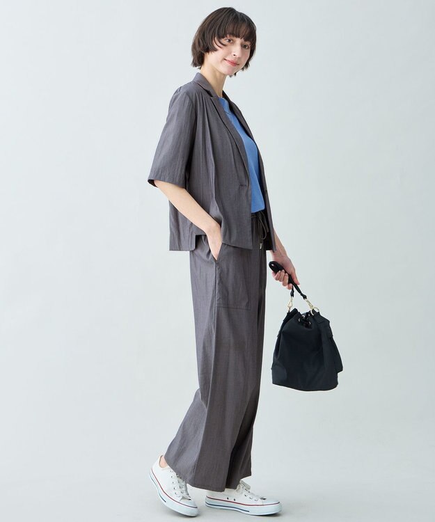 ANY L 7daysデイリーリラックスジャケット グレーシャンブレー（一部店舗限定色）